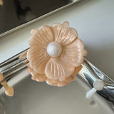 Peach blossom rectangle platter big