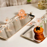 Peach blossom rectangle platter big