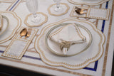 Wheat White Gold Table Linen