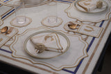 Perry White Gold Table Linen