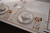 Zahira Gold Shimmer Table Linen