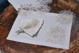 Taj Mahal White Gold Table Linen