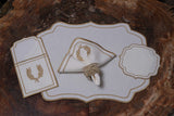 Perry White Gold Table Linen