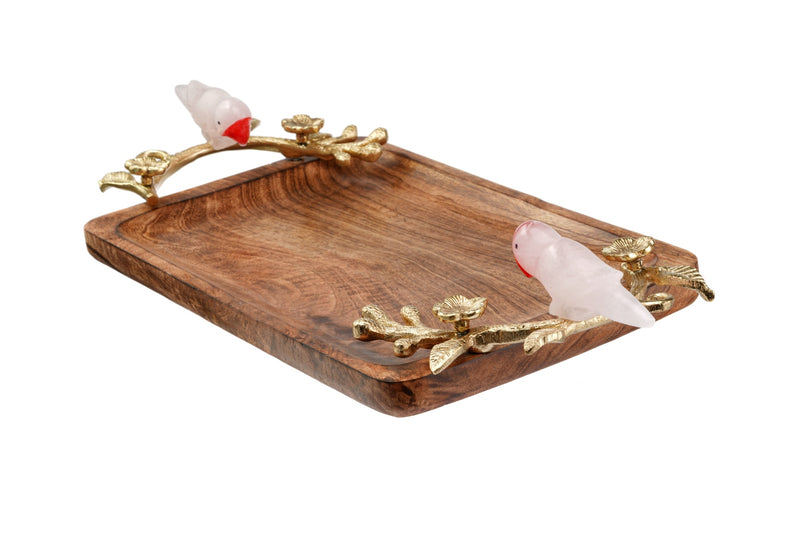 Double Parrot Tray