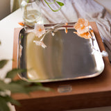 Peach blossom square platter