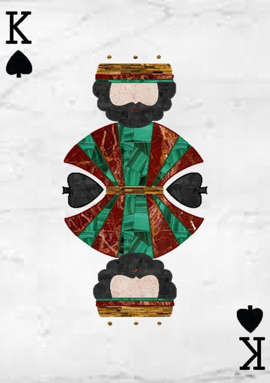 The Playing card series - King