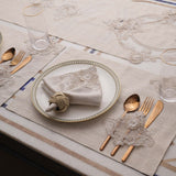 Victoria Gold Shimmer Table Linen