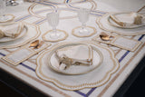 Wheat White Gold Table Linen
