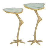 OSTRICH TABLE SET OF 2